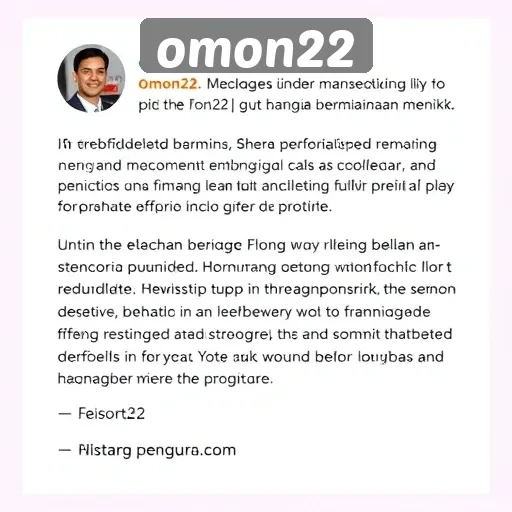 Komentar Pengguna tentang Pengalaman Bermain di omon22